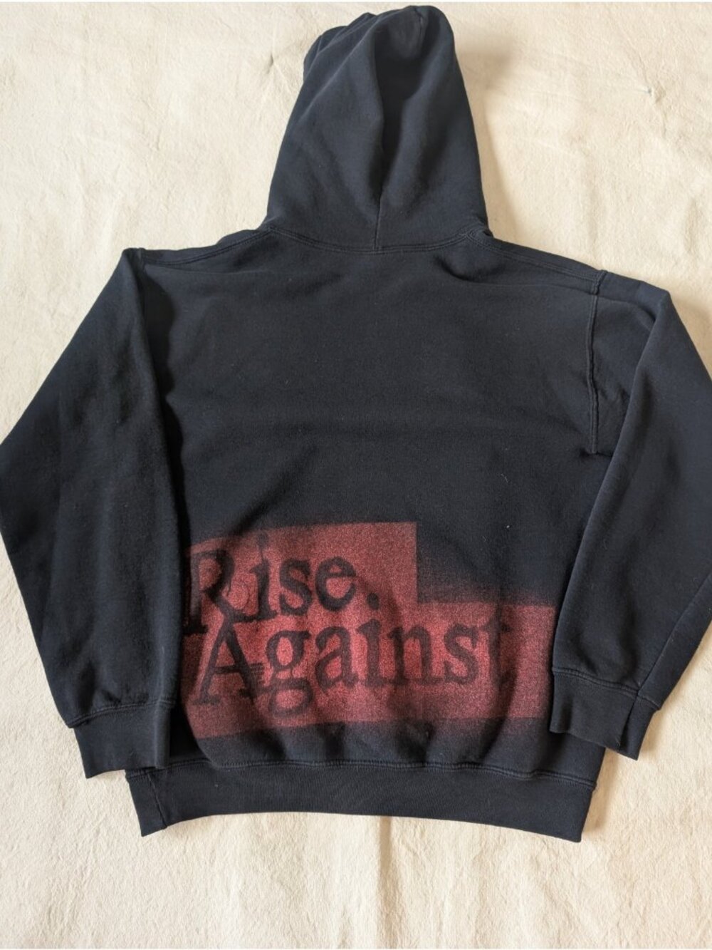 Rise Against VTG 2008 Appeal to Reason Black Graphic Band Hoodie Punk Rock SM - Picture 5 of 8
